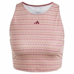 ADIDAS Damen Crop-Top Yoga Studio Print