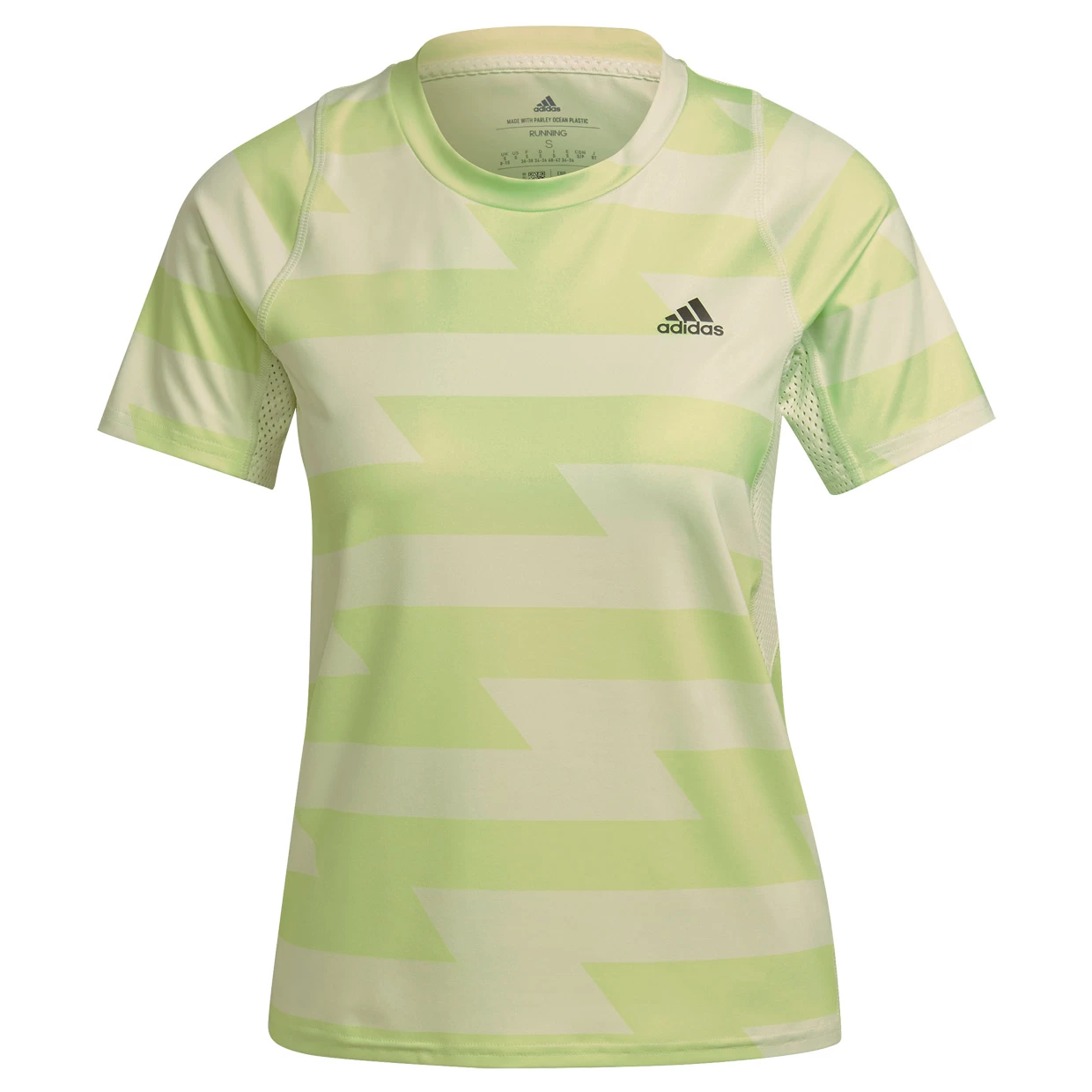 ADIDAS Damen Laufshirt Run Fast Allover Print 3 ADIDAS Damen Laufshirt Run Fast Allover Print