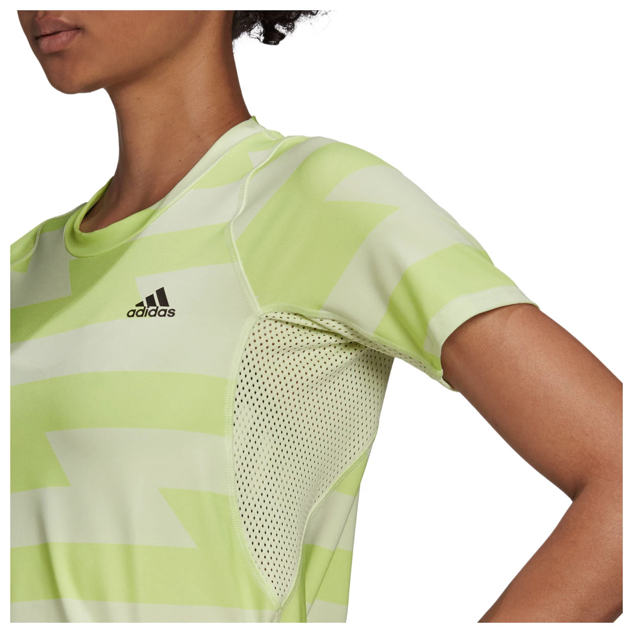 ADIDAS Damen Laufshirt Run Fast Allover Print 7 ADIDAS Damen Laufshirt Run Fast Allover Print – Bild 5