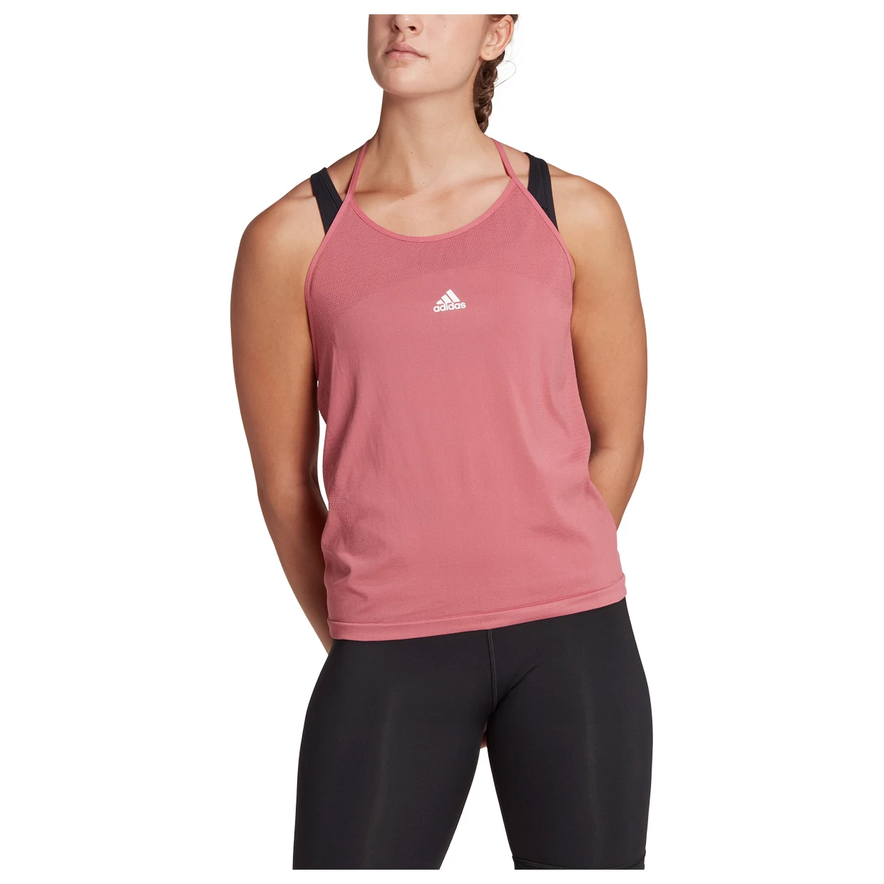 ADIDAS Damen Tanktop Aeroknit Seamless Loose 4 ADIDAS Damen Tanktop Aeroknit Seamless Loose – Bild 2