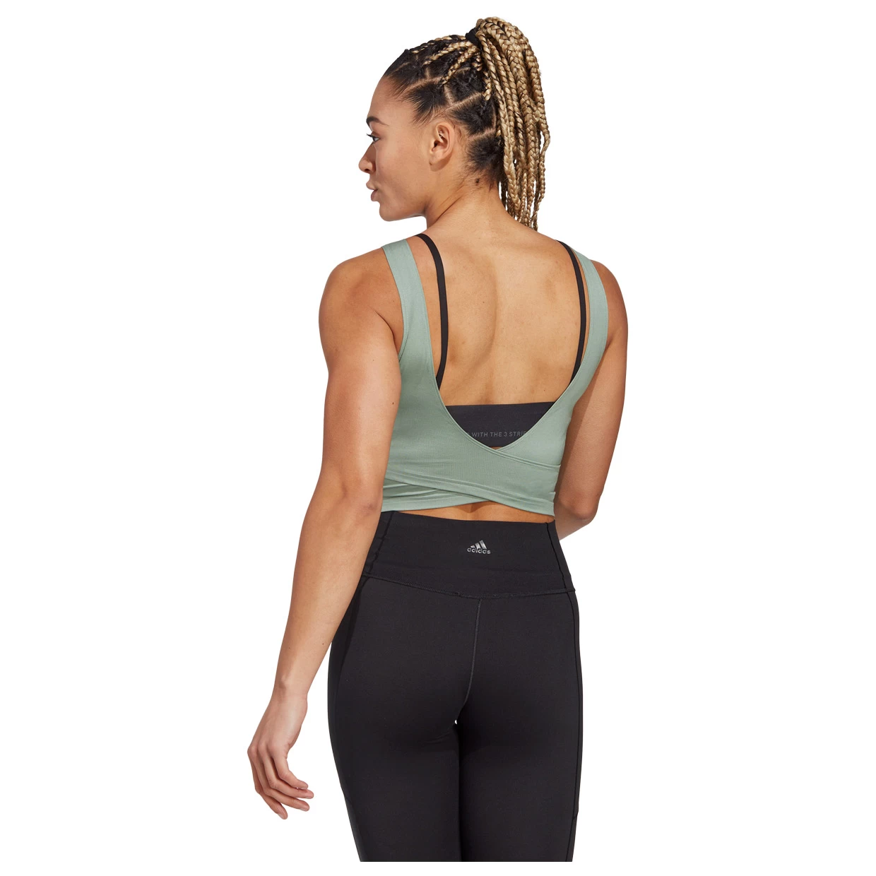 ADIDAS Damen Tanktop Yoga Studio Crop 5 ADIDAS Damen Tanktop Yoga Studio Crop – Bild 3
