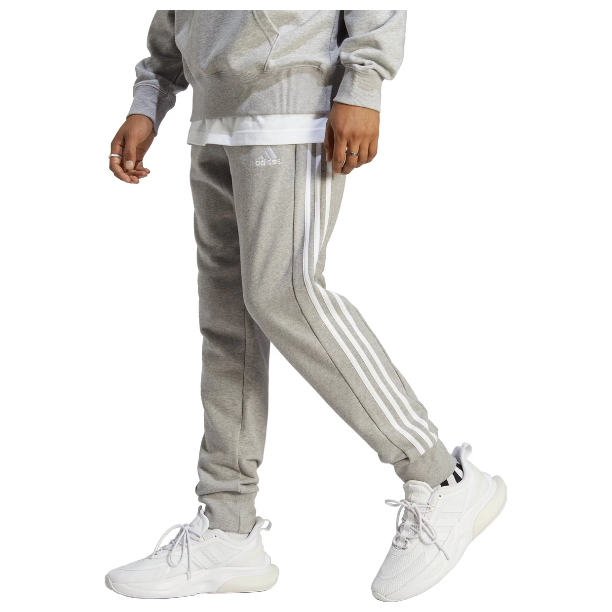 ADIDAS Herren Jogginghose Essentials French Terry Tapered Cuff 3- Streifen 5 ADIDAS Herren Jogginghose Essentials French Terry Tapered Cuff 3- Streifen – Bild 3
