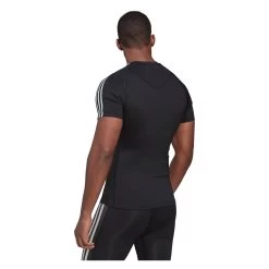 ADIDAS Herren T-Shirt Techfit 3-Streifen -Modische Kleidung adidas herren t shirt techfit 3 strei hd3525 000 3145 2