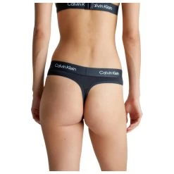 Calvin Klein Damen String CK96 Logo -Modische Kleidung calvin klein damen string ck96 logo 000qf7221e ub1 3143