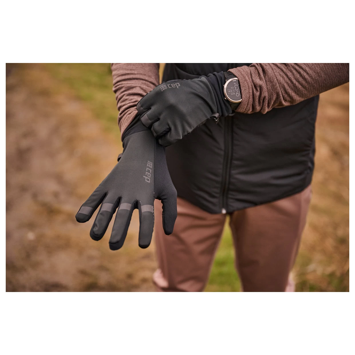CEP Laufhandschuhe Cold Weather Gloves V2 6 CEP Laufhandschuhe Cold Weather Gloves V2 – Bild 4