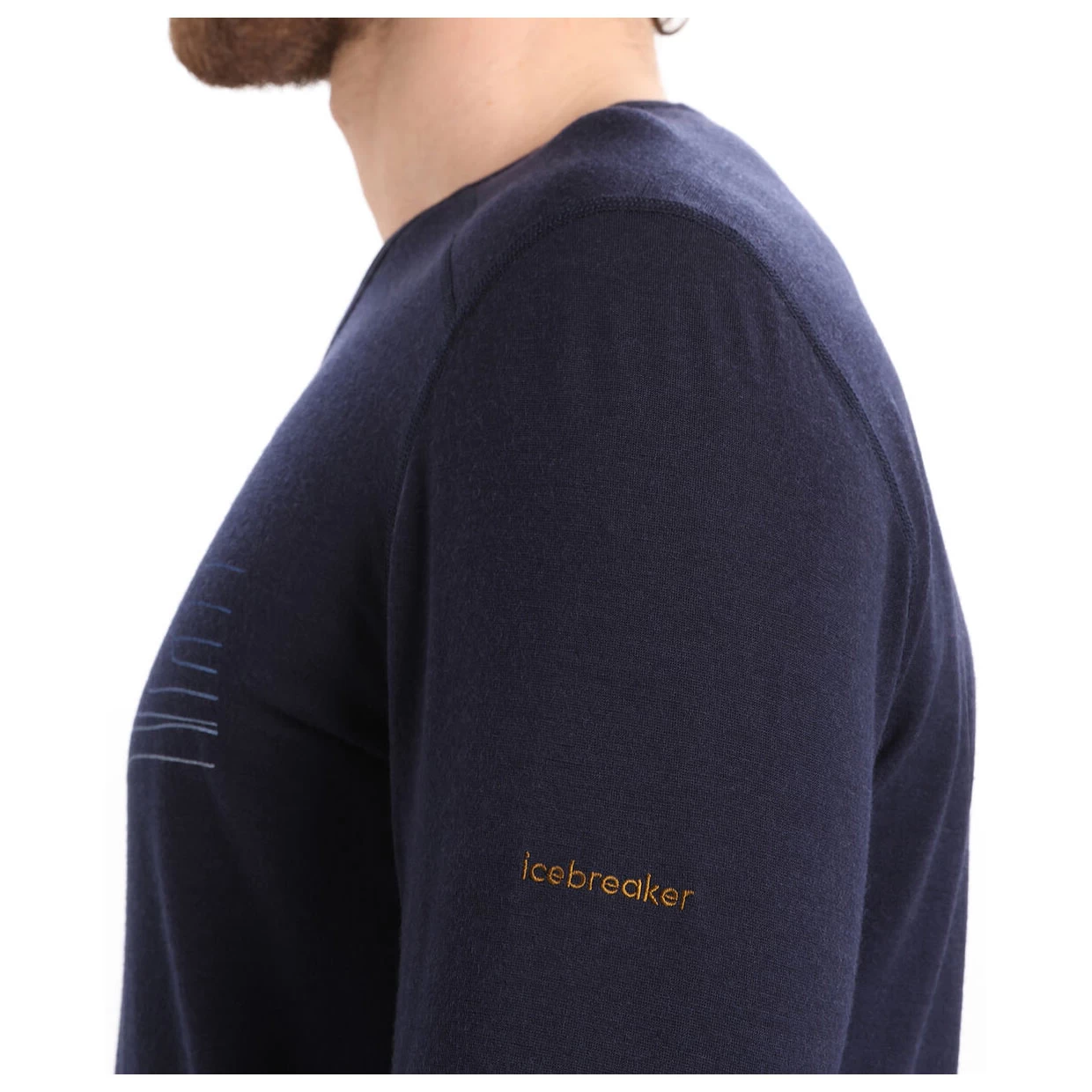 Icebreaker Herren Langarmshirt 200 Oasis Ski Stripes 5 Icebreaker Herren Langarmshirt 200 Oasis Ski Stripes – Bild 3