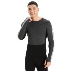 Icebreaker Herren Langarmshirt ZoneKnit 200 Merino -Modische Kleidung icebreaker herren langarmshirt zoneknit 2 0a56ha ib585 3148 1