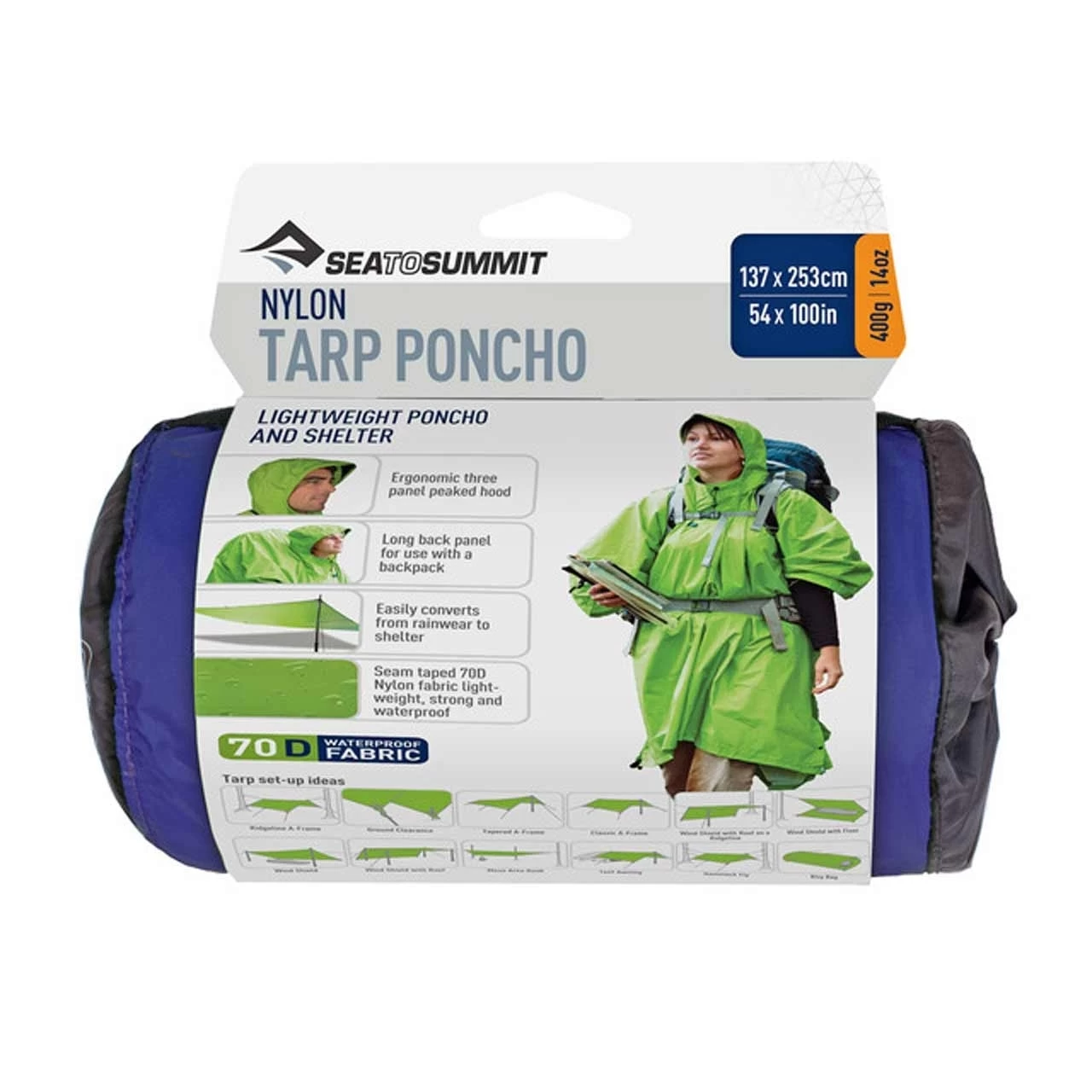 Sea To Summit Regenponcho Nylon Tarp Poncho 3 Sea To Summit Regenponcho Nylon Tarp Poncho